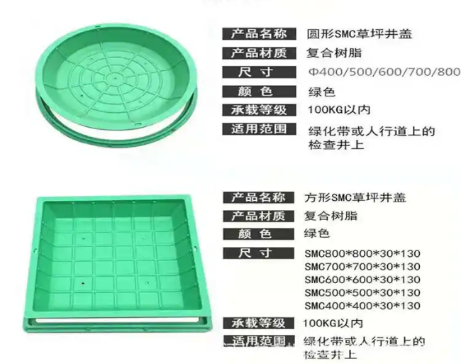 遵化树脂复合种植井盖展示